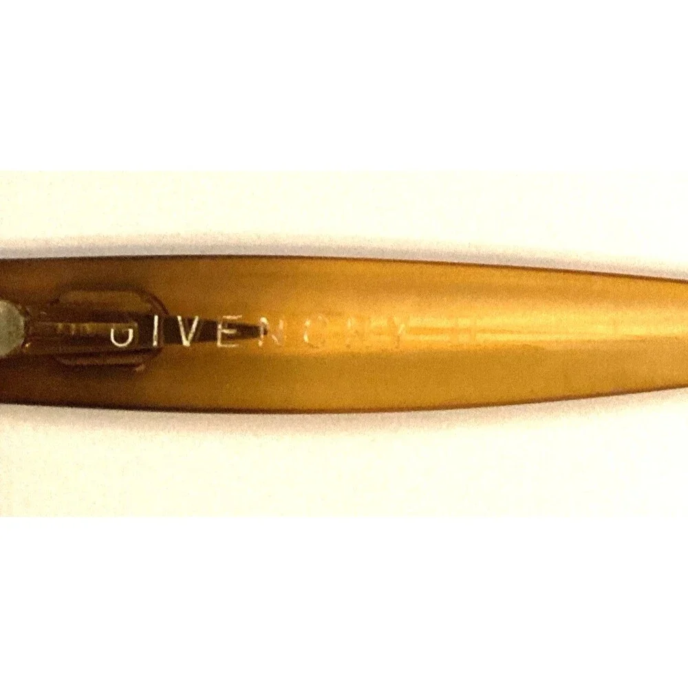 Vintage 70s Givenchy Oversize Eyeglass Frames UNICO Amber Brown Fade Austria